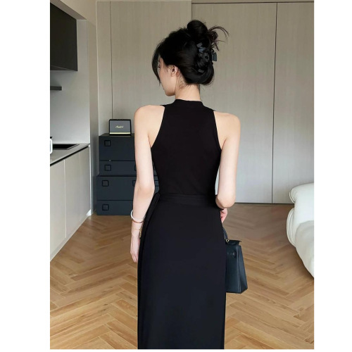 Women's Plus Size Designer Striped Dress 2025 Summer Trendy Item Long Dress with Charming Style