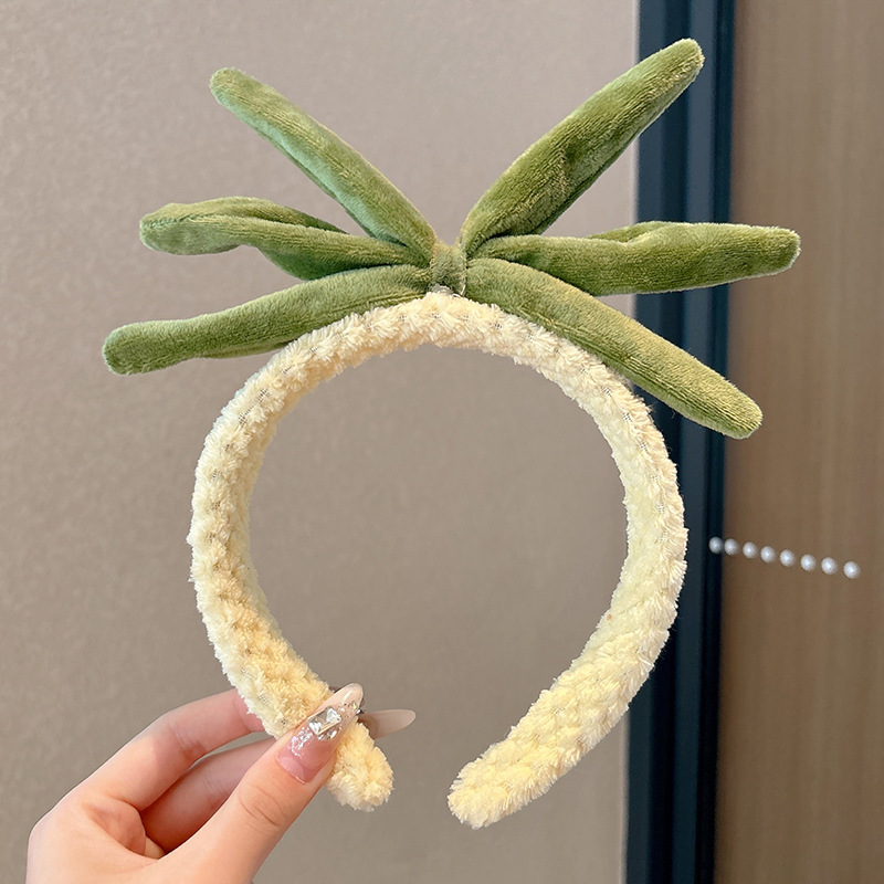 趣味毛绒发箍女2025新款大眼仔可爱搞怪头箍洗脸专用发卡发捆头饰|undefined