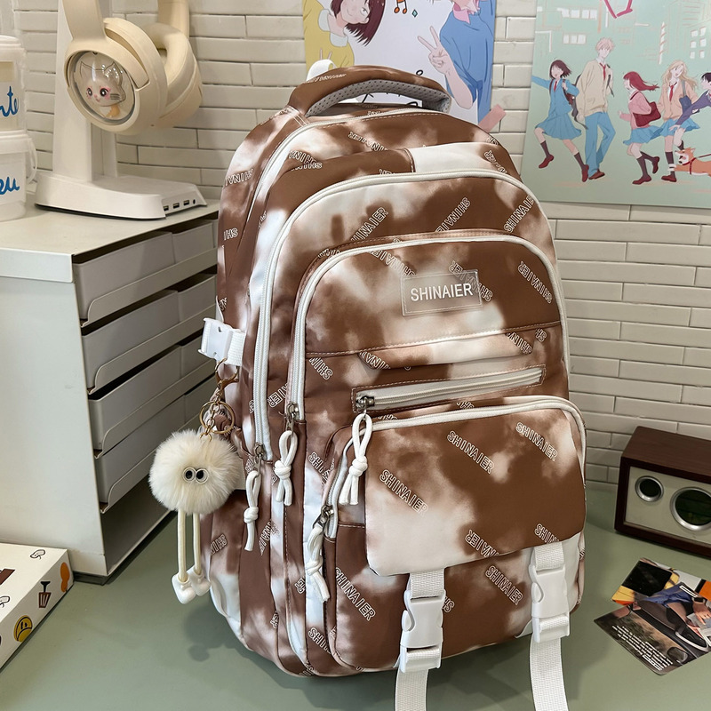 子供用ランドセル、小学生女子、中学生絞り染め高価値大容量ランドセル、カスタマイズ卸売バックパック|undefined