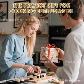 跨境木质饭团模具实木寿司便当制作模具三角形饭团制作工具