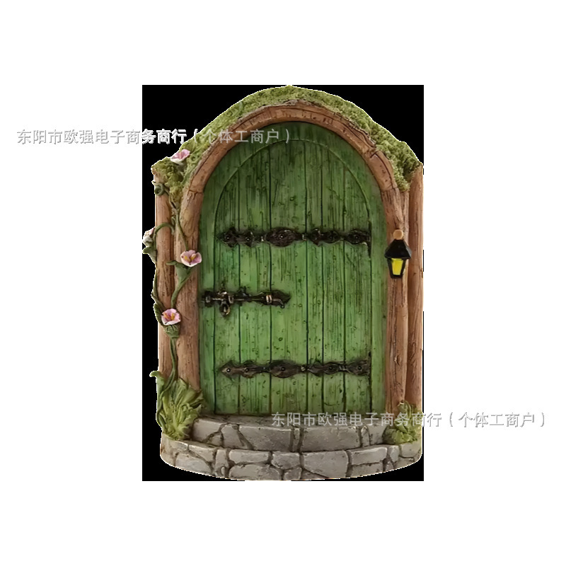 エルフ妖精の門おとぎ話の門中庭木製木の装飾、木製の装飾品庭の装飾品|undefined