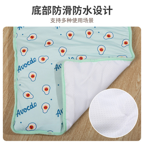 夏季宠物冰垫防滑防水冰丝垫狗狗凉垫猫咪凉席透气降温宠物床批发