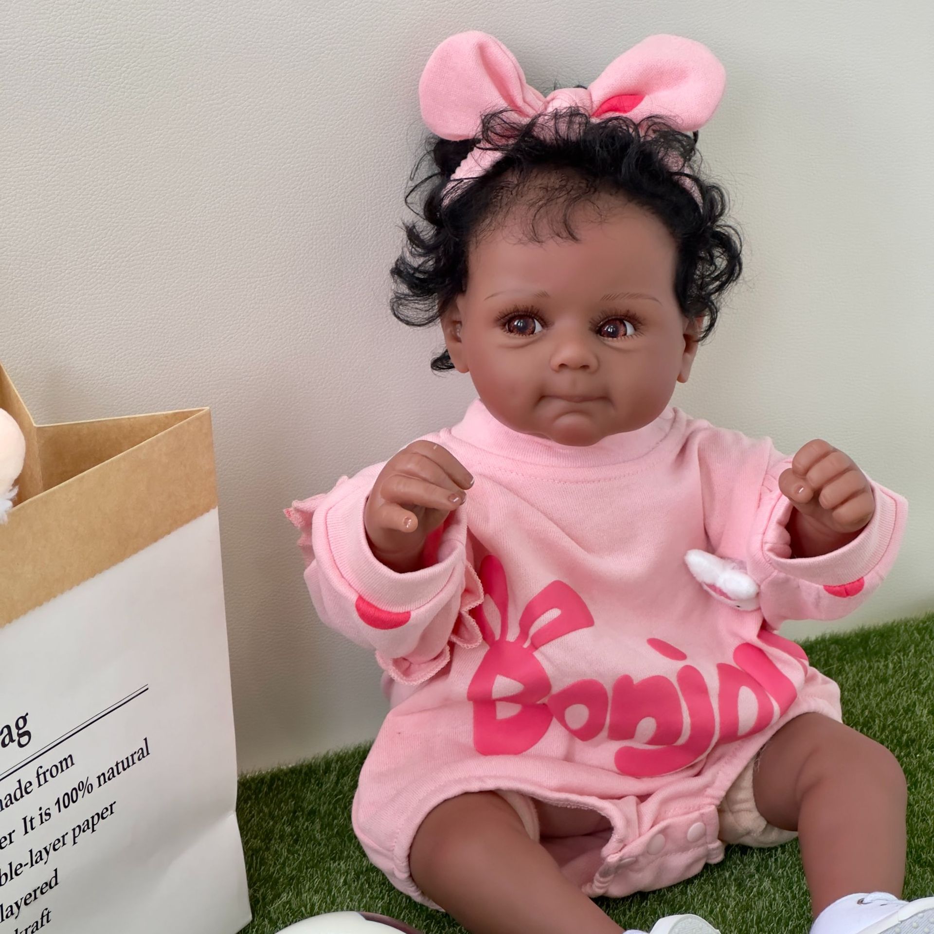50cm tela cuerpo simulación bebé renacido muñeca Julietta transfronteriza e-commerce suministro de una sola pieza de entrega image 3