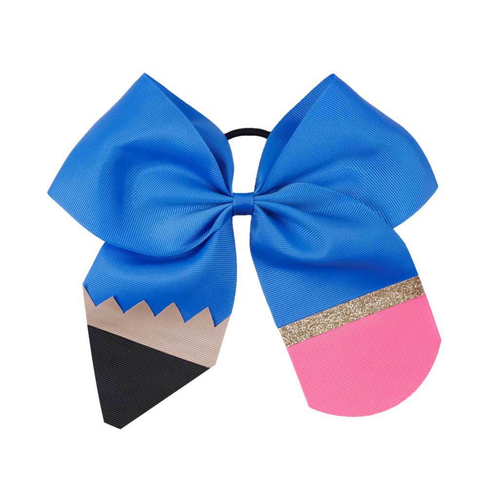 Girl's Cute Simple Style Pencil Rib Ribbon Bowknot Hair Tie display picture 3