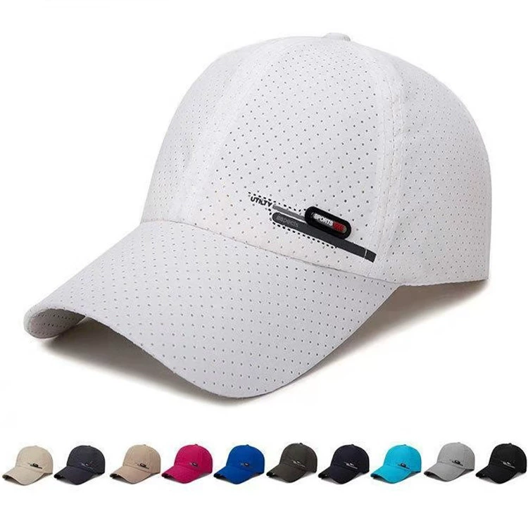 Заводская поставка Мужская и Женская Бейсболка с перфорированной сеткой в Корейском стиле, солнцезащитная Кепка, летняя шляпа от солнца, кепка для рыбалки с защитой от ультрафиолета