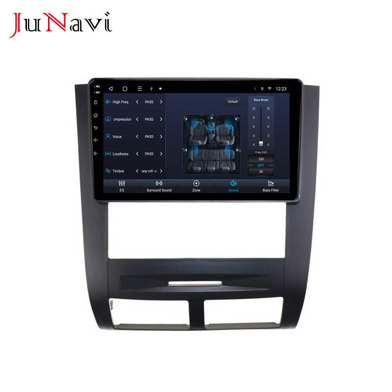 Suitable for Shuanglong Lest 02-06 Android large-screen vehicle central control GPS navigation Bluetooth wireless carplay