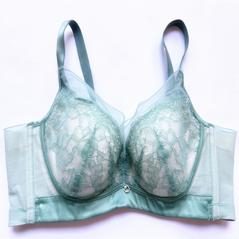 Brand Lace Thin Comfortable Soft Underwire Bra with Push-Up Adjustment and Side Breast Support for Women 2507