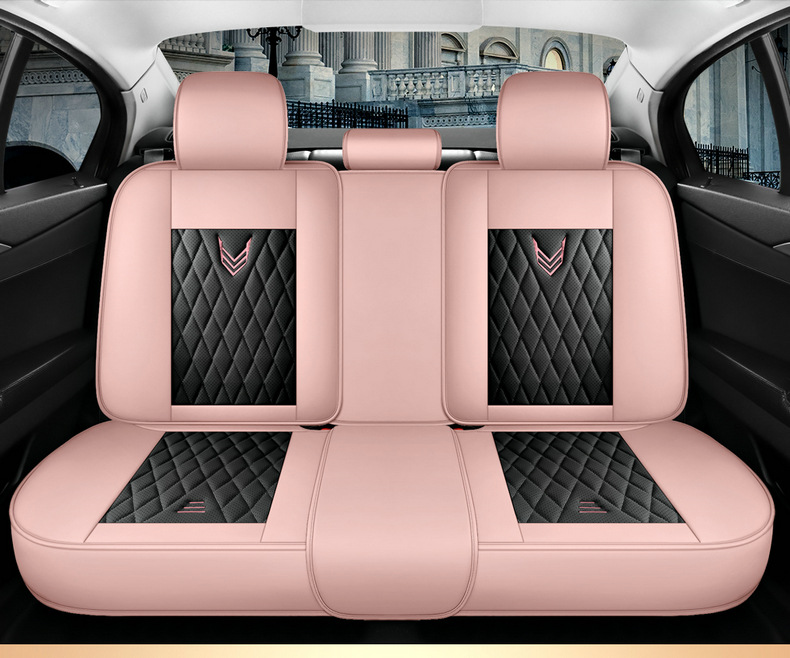 Car Seat Cover New Special Full Surrounding Four Seasons Universal Perforated Breathable Full Leather Winter Car Interior Supplies Seat Cushion