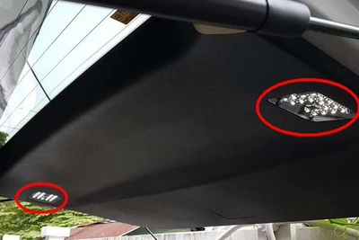 Other Automotive Exterior Supplies – all-car stainless steel chrome trim - rear-compartment-indoor-lights-3496-2