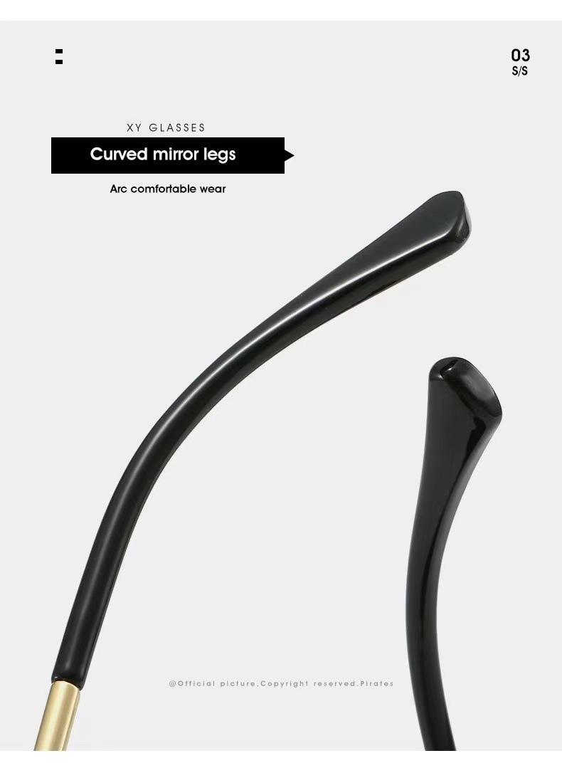 Fashion Square Snake Metal Sunglasses For Women Minimalist Style_voghion.com