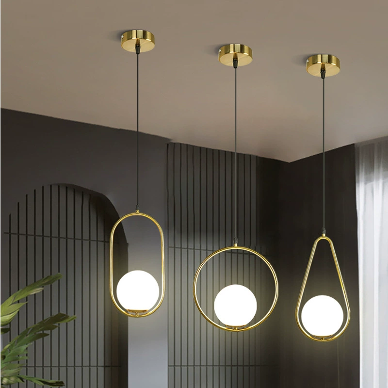 Creative bar ceiling lamp for living room, modern and minimalistic LED lights for bed, (Cross-border trading), internet celebrity, light luxury style