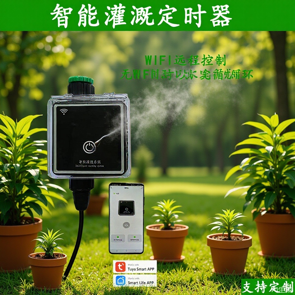 Foreign Trade Drip Irrigation Controller, Intelligent Automatic Watering Device, Wifi Remote Timing Garden and Farm Irrigation System