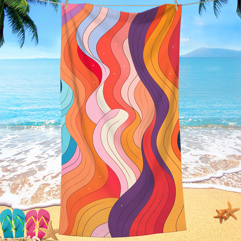 Toalla de playa con estampado de cocotero, especialmente para 240g de microfibra de comercio exterior, toalla de baño de playa de natación