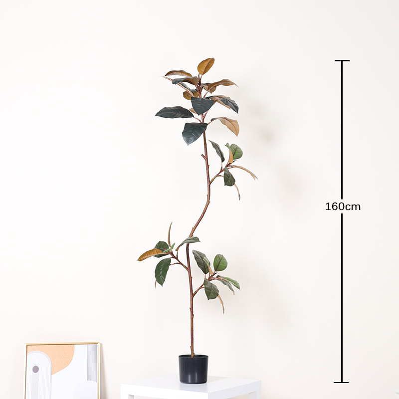 Gran planta de simulación nórdica, sala de estar de plátano para viajeros, plantas verdes falsas, plantas en macetas, ventanas para el hogar, decoración de paisajes, plantas verdes de simulación