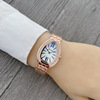 Elegant women's watch, fashionable diamond quartz steel belt, wholesale, light luxury style, diamond encrusted