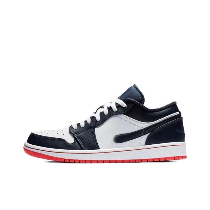 Top-Quality Pure Source Putian Shoes, New Aj1 Low-Top Basketball Couple's Model, Black and White Panda Style, Unisex Sneakers, Sports Shoes