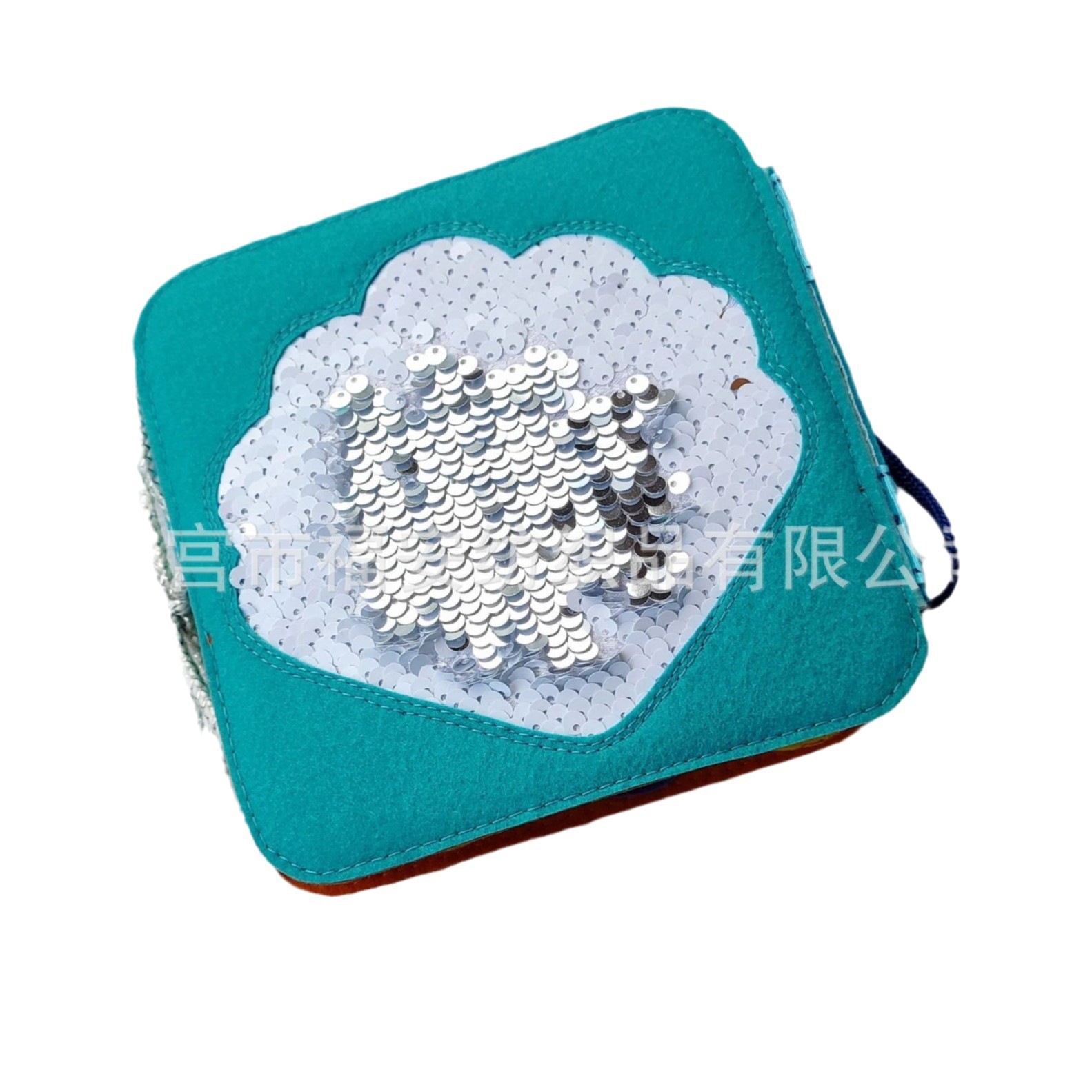 Educación temprana tridimensional ayudas didácticas de jardín de infantes ayudas didácticas de iluminación educativa para niños animales marinos libro ocupado libro de fieltro