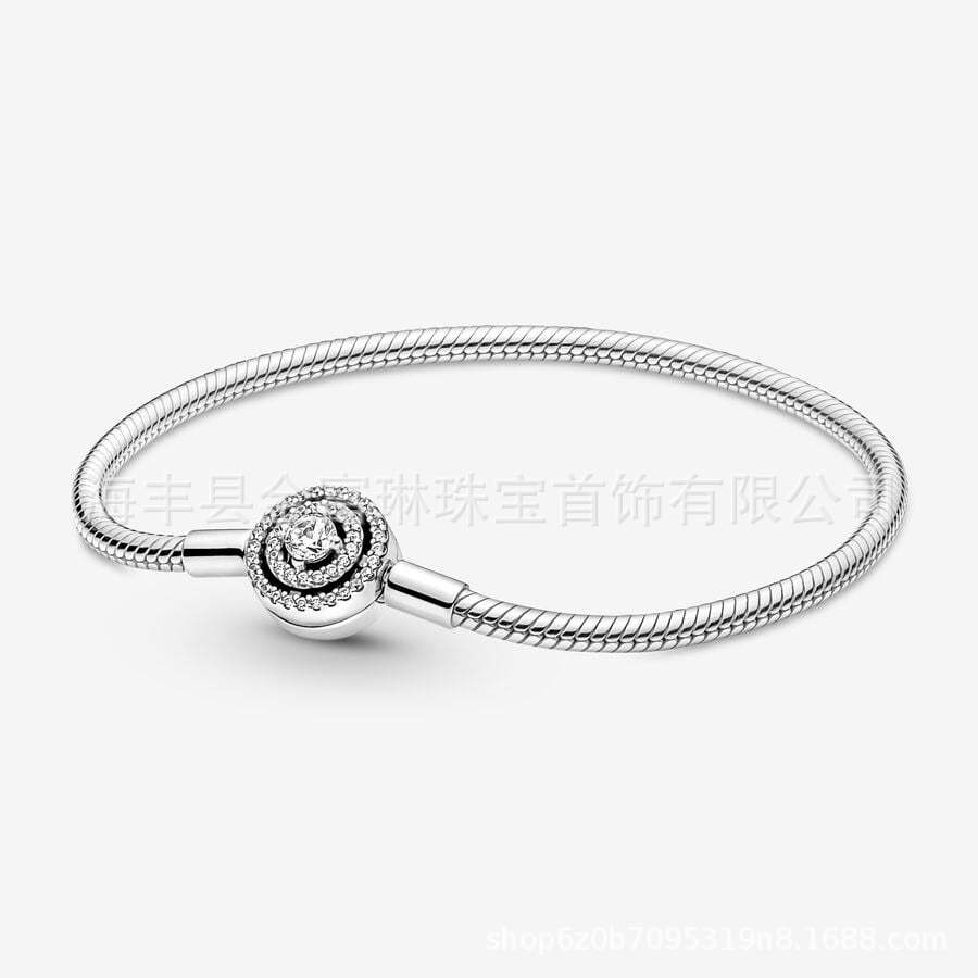 Pandora pulsera fuente fábrica venta al por mayor de alta versión amor clásico Venta caliente DIY serpiente hueso pulsera