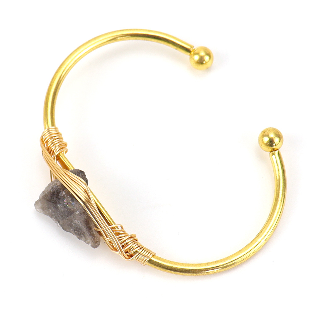 1 Piece Fashion Crystal Metal Plating Womenu0027S Bangle