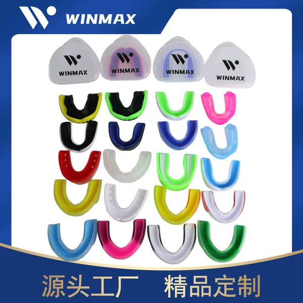 Customized wholesale dental braces with case, mouthguard for boxing, fighting, basketball, anti-abrasion sports mouthguard