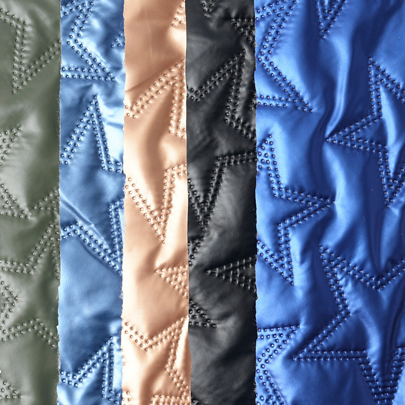 Nueva tecnología ultrasónica compuesto de algodón de poliestireno de algodón para ropa para revestimiento tela relieve pu impermeable bolsa zapatos material de poliestireno de poliestireno X20