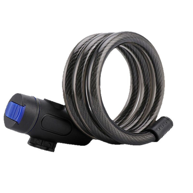 Cerradura de bicicleta cerradura de anillo de cuero con llave antirrobo coche eléctrico batería coche de bicicleta de montaña accesorios gran cerradura portátil