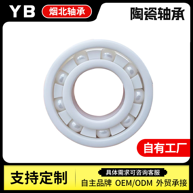 陶瓷深沟球轴承6206 6207 6208 6209 6210 6211耐高温绝缘轴承