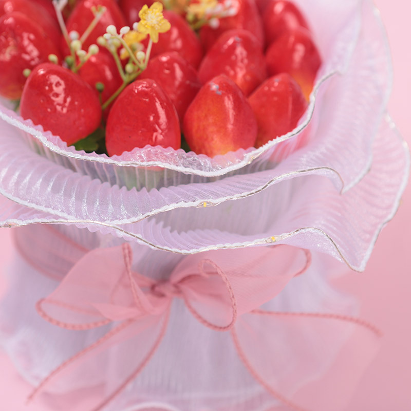 Hilo arrugado copia borde de la torta hilo blanco hornear gasa arrugado flor decorativa malla Accesorios cumpleaños festivo forma