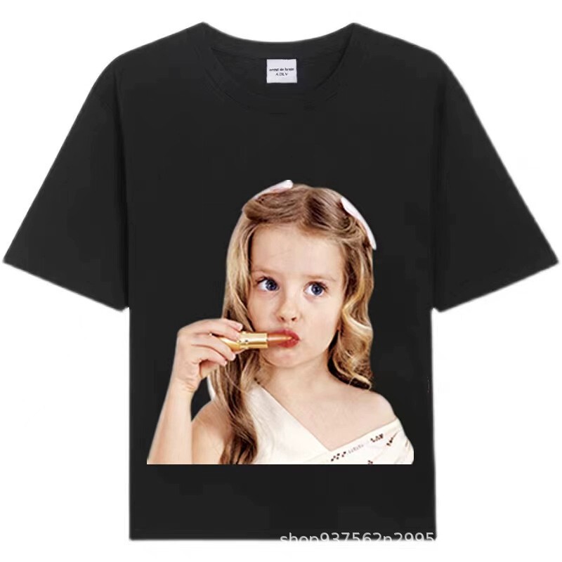 [韓国版] 2025 新韓国 ADLV 半袖ドーナツボーイ Tシャツ純綿ルーズカップルトップ女性用|undefined