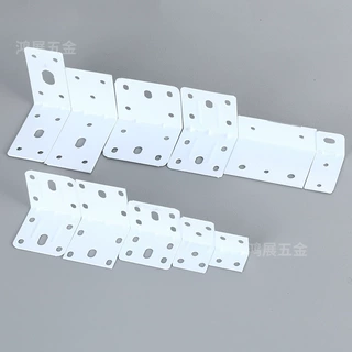 定制浴室柜角码 橱柜层托板固定连接角铁90度L型角码家具五金配件