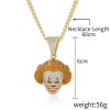 Trend pendant hip-hop style, necklace, accessory, European style, diamond encrusted