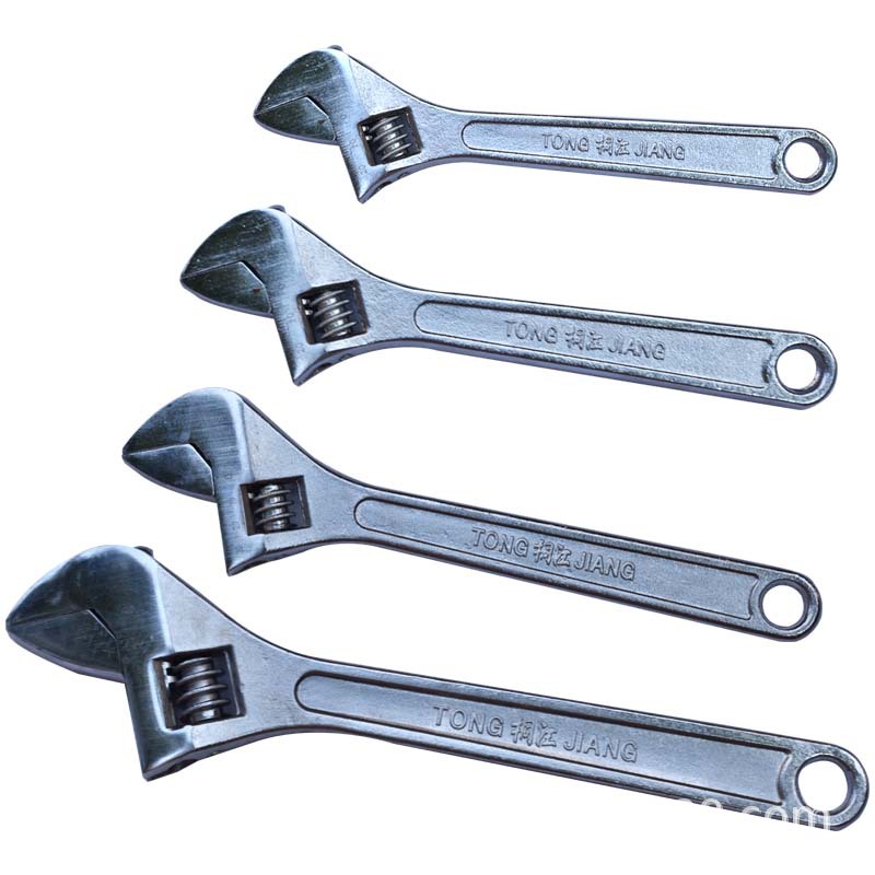 白色活动扳手 活口扳手 300mm活络扳手8寸10寸12寸 15寸 18寸扳手