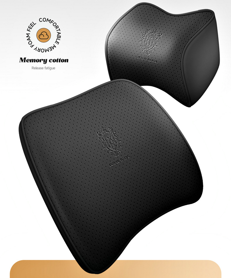 25 Years New Fixed Lumbar Support Full Leather Car Seat Cushion Four-Season Universal Seat Cover Dropshipping Source Factory Wholesale