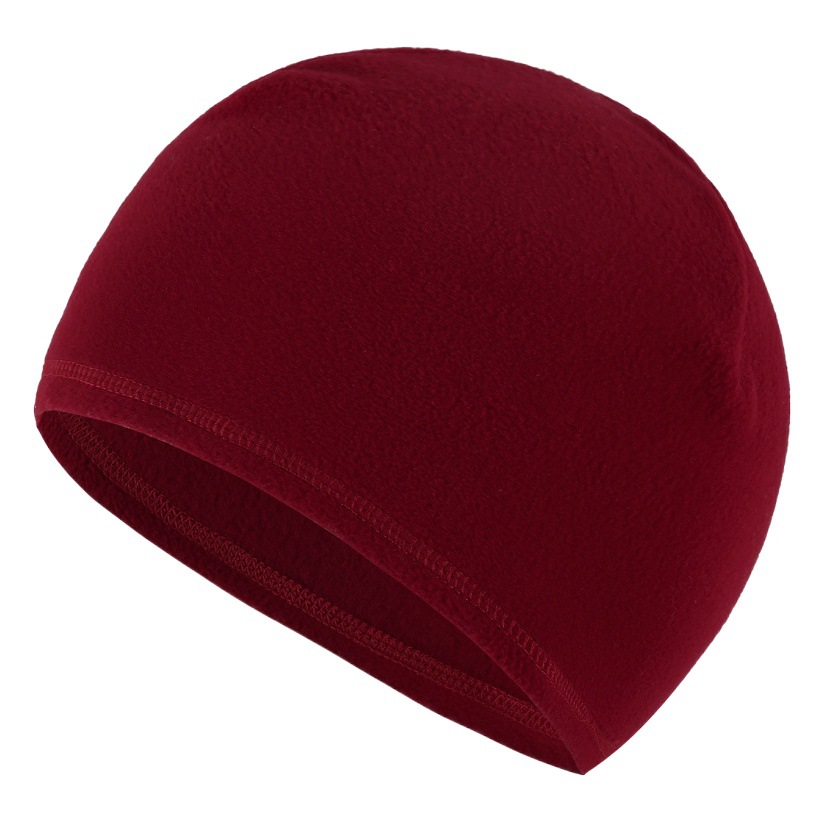 Warm Cycling Cap for Autumn and Winter, Thickened Ear-Protecting Fleece Hat, Outdoor Motorcycle Helmet Liner Cap