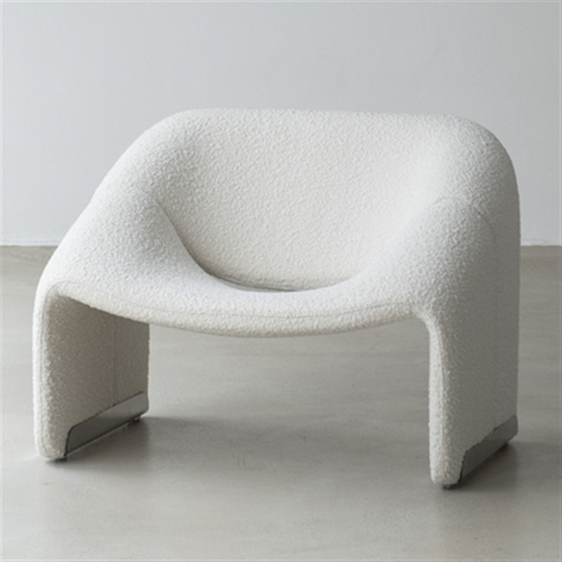 Кресло-диван Zuozuo Sofa молочная кожа