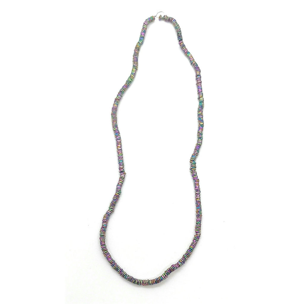 Piedra biliar negra 3x1 esquina redonda pequeña divisoria cuadrada galvanoplastia multicolor cuentas accesorios de bricolaje cuentas joyas cuentas al por mayor