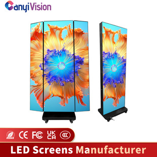 Outdoor 70% off Stacked Led Poster Screen Floor-Standing Double-Sided Removable Display P2.5 Indoor Vertical Advertising Screen