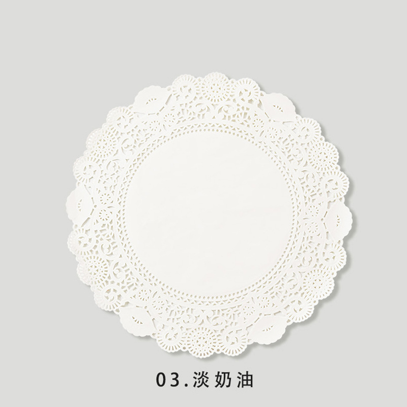 Qisejangwang Red Sea Salt Queso Ramo redondo cuadrado Papel de envolver Papel de encaje tridimensional Envoltura de encaje hueco Flor