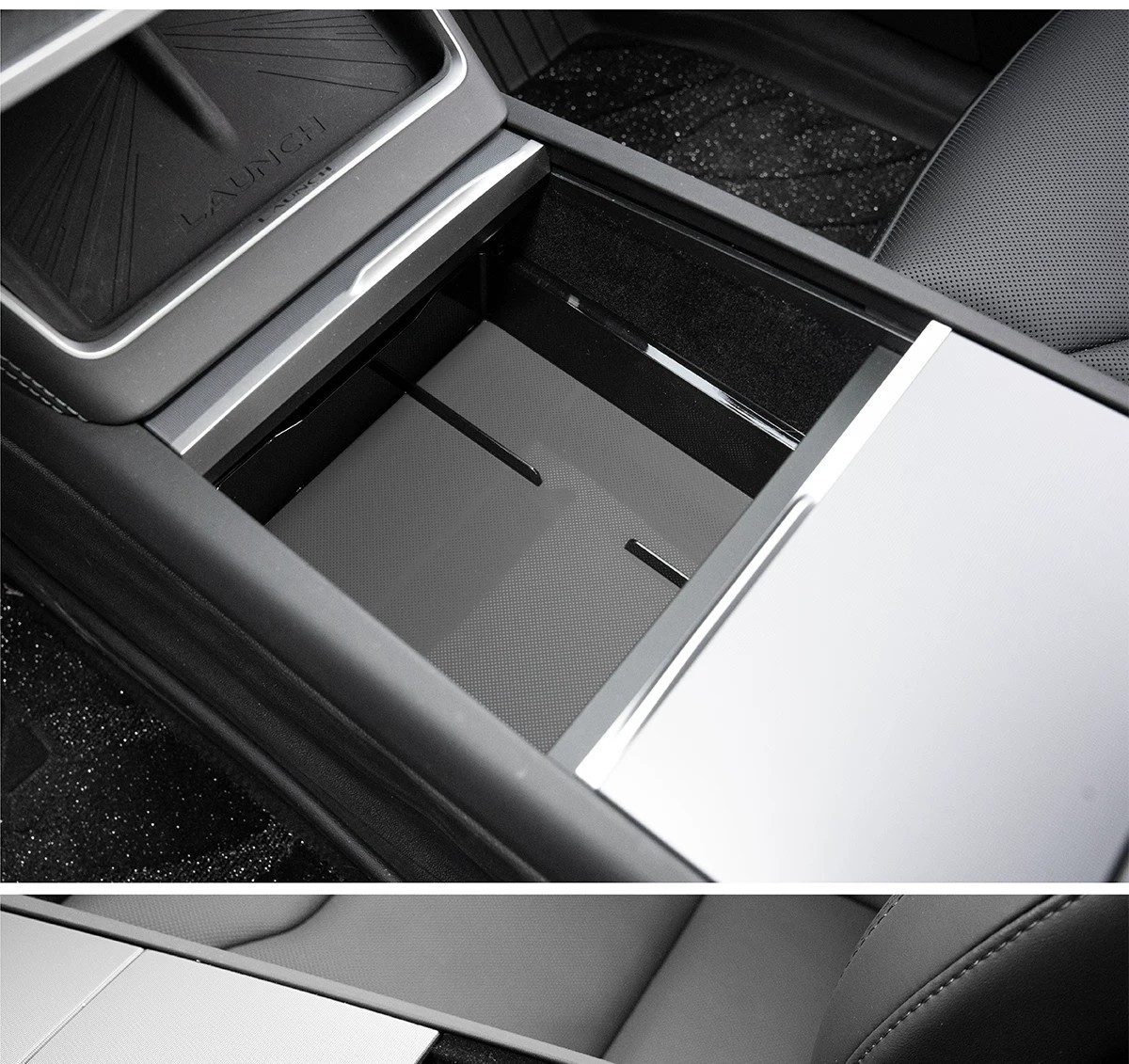 Suitable for Tesla's New Version of Model 3/Y/Yl/Center Console Storage Box, Armrest Box, Storage Box, Organizer Box