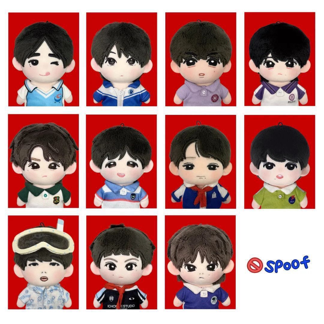 Magic Boy's House 2.0TF Fourth Generation Wang Lu, Jie Li, Yudong, Senhan, Weichen, Bowen, 10cm cotton dolls
