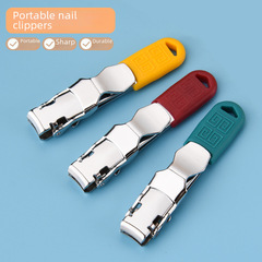 Logo customizable by the manufacturer, flip-over foldable nail clippers, portable, convenient, stylish nail scissors, single nail clipper, gift