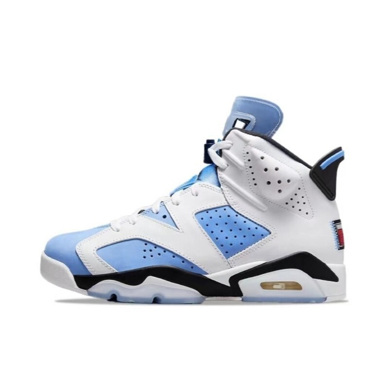 Putian Aj6 Ts Joint Olive Green North Carolina Blue Bugs Bunny Smoke Gray Paris Aj6 Sports Shoes Men's and Women's Basketball Shoes