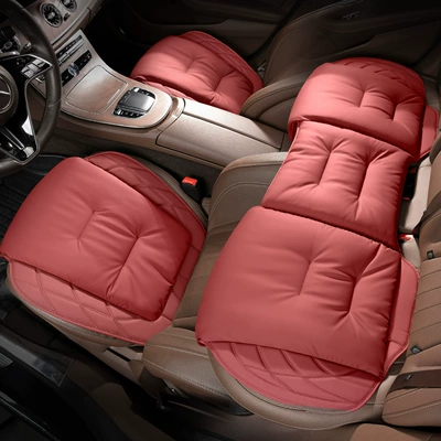 Seat cushion, seat cover | H9 Xiaolong max/H5 Summer Four - s-model-anti-fouling-leather-volcanic-red-three-piece-set-for-front-and-rear-rows
