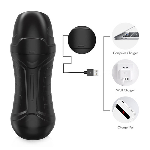 Male masturbation device, airplane cup, adult sex toy, electric automatic self-pleasing device, clamping and sucking airplane cup
