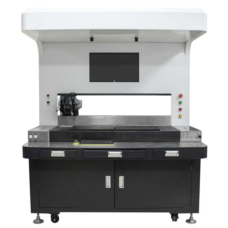 东莞厂家出售全自动双工位视觉点胶机 智能定位视觉点胶滴漆机