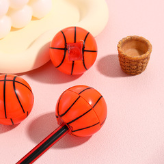 Creative basketball-shaped cross-border single-hole pencil sharpener gift student supplies pencil sharpener student prize manufacturer wholesale