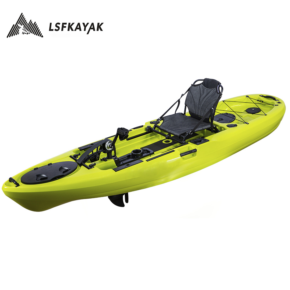 单人脚踏船 单人脚踏路亚艇 10尺脚踏船 10尺钓鱼艇 单人卡亚克舟