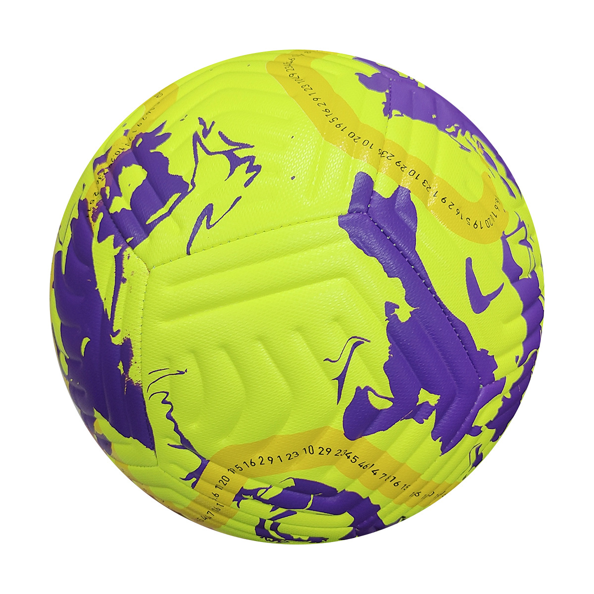 Balón de Fútbol Personalizado de la Copa de Europa, Tamaño 5 y 4, PVC Cosido a Máquina, Cuero PU, Venta Directa de Fábrica, Balón de Fútbol Infantil Transfronterizo