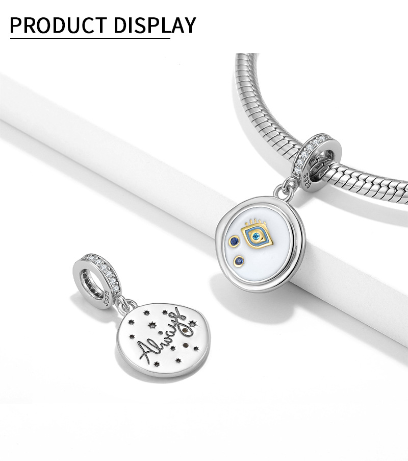 Title 5, S925 Sterling Silber Tropfen Kleber Einfaches A...