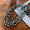 Austrian imported Shijia Crystal Pearl Necklace Female INS Wind FEVER FEVER Same Blog